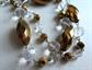 Gold and Clear Crystal Necklace