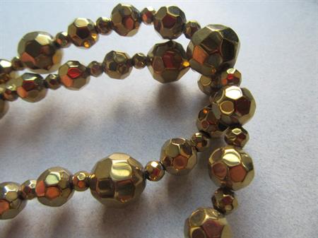 Gold Crystal Necklace