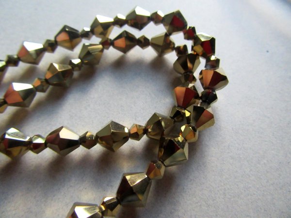 Gold Crystal Necklace