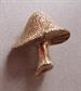 Vintage Tiny Mod Mushroom Pin Shroom