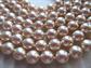 Six 1950's Vintage  Glass Pearl Choker Necklaces