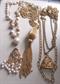 Three Vintage Necklaces Tassel Faux Pearl And More 