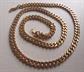 Vintage Gold Tone Snake Chain Travel Safe Jewelry