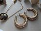 Vintage Jewelry Lot Amita Stick Pin Necklace Earrings & More