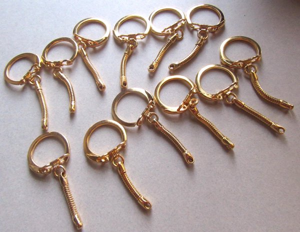 One Dozen Vintage Key Chains Keychains Crafting