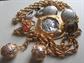 Vintage Jewelry Lot Necklace Pin Rings Earrings