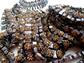 Taupe Rhinestone Harvest Lot 19 Stretch Bracelets