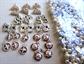 Gambling Charms Lucite Dice Beads Lot Jewelry Making Supplies Vegas
