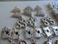 Gambling Charms Lucite Dice Beads Lot Jewelry Making Supplies Vegas