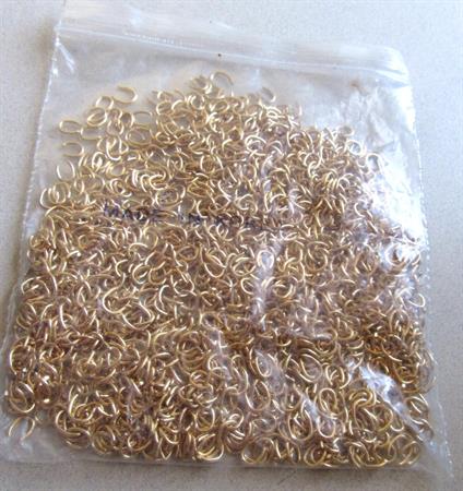 Vintage Open Jump Rings Lot Korea Jewelry Making Supplies Findings