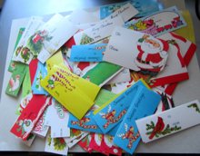 Vintage Christmas Tags Lot 135 Count Never Used