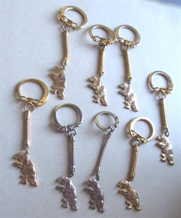 Vintage Bear Key Rings Lot Never Used