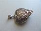 Vintage Filigree Heart Pendant Sterling ? Valentines