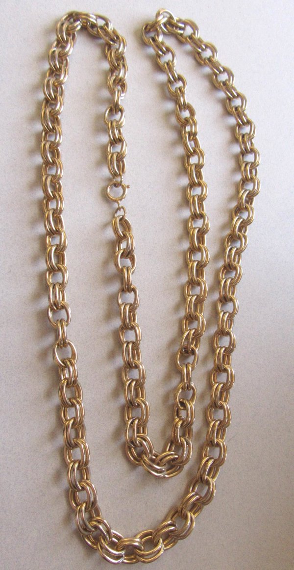 Vintage HEAVY Double Link Chain