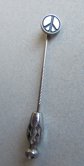 Vintage Peace Sign Stick Pin Hippie 