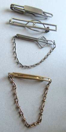 Vintage 1940's Tie Bars Lot Men's Jewelry