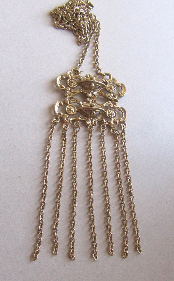 Vintage 1970's Bohemian Chain Necklace Bohemian