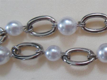 Faux Pearl Double Chain Belt Accessories