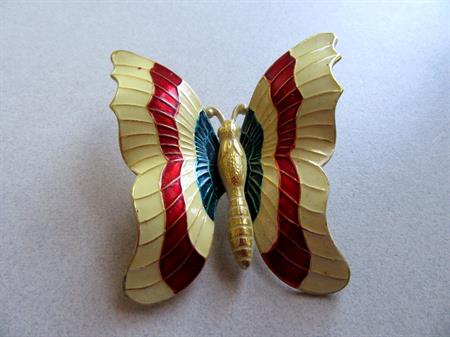 Vintage Western Germany Butterfly Pin Brooch 