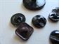 Antique Glass Buttons Lot Sewing Notions Quilting 