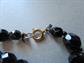 Vintage Faceted Black Glass Necklace