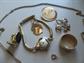 Vintage Gold Filled And Electroplate Jewelry Lot Scrap or Wear