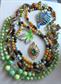 Vintage And Up Jewelry Lot Glass And Lucite Beads And More