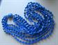 Vintage 1960's Royal Blue Multi Strand Necklace