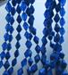 Vintage 1960's Royal Blue Multi Strand Necklace
