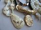 Vintage Jewelry Lot Mother of Pearl Bone