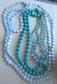 Vintage Mod Blue Necklaces Lot