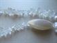 Vintage Mother of Pearl Shell and Quartz Nugget Necklace 