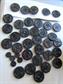 Vintage Navy Pea Coat Buttons 1 1/4