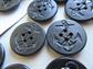 Vintage Navy Pea Coat Buttons 1 1/4