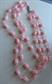 Vintage Pink Lucite Tulips Necklace 1950's Jewelry