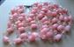 Vintage Pink Lucite Tulips Necklace 1950's Jewelry
