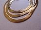 Gold Tone Snake Chain Necklace Travel Safe Jewelry
