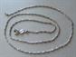 18k White Gold Plated Chain
