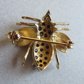 Sapphires? Bee Pin Figural Brooch