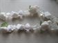 Vintage 1950's Lucite Flower Necklace Summer Jewelry