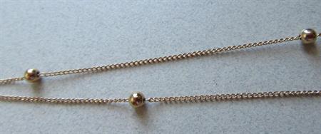 Minimalist Double Ball Dainty Chain Travel Safe Jewelry