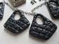 Black Jewelry Lot 1980's and Up Necklaces Earrings