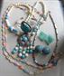 Vintage Faux and Genuine Turquoise Jewelry Lot