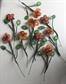 Vintage French Glass Beaded Flower Pics Crafting