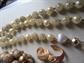 1950's Jewelry Lot Japan Necklace Bracelet Pins Brooches