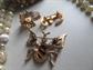 1950's Jewelry Lot Japan Necklace Bracelet Pins Brooches