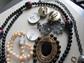 Vintage Jewelry Lot Earrings Lucite Necklace and More