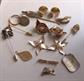 Vintage Jewelry Lot Cloisonné  Butterflies Anson Sweater Clip
