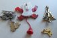 Vintage Christmas Jewelry Lot Mechanical Santa Pin Hong Kong Pins