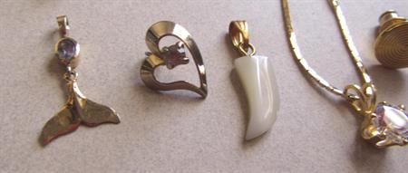 One Carat CZ Necklace Travel Safe Jewelry